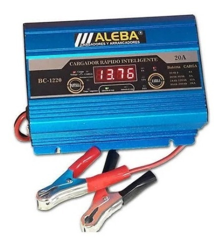 Cargador De Baterías Automatico 12v 20amp Aleba Bc-1220 