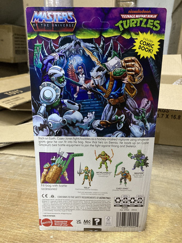 Casey Jones Origins Turtles Grayskull Masters Universe