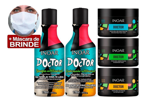 Kit Inoar Doctor Completo 5 Produtos Cronograma Completo