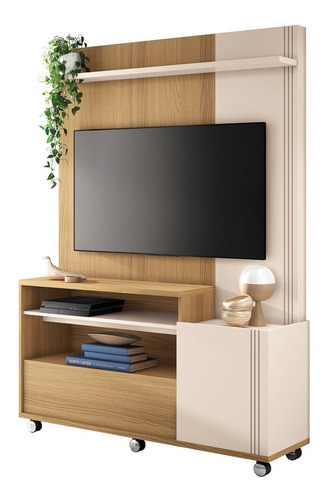 Home Theater Para Tv Até 50 Pol. Timber H01 Freijó/off White Cor Branco