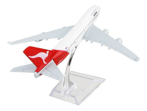 Qantas Airways - Miniatura Aeronave Comercial Boeing 747