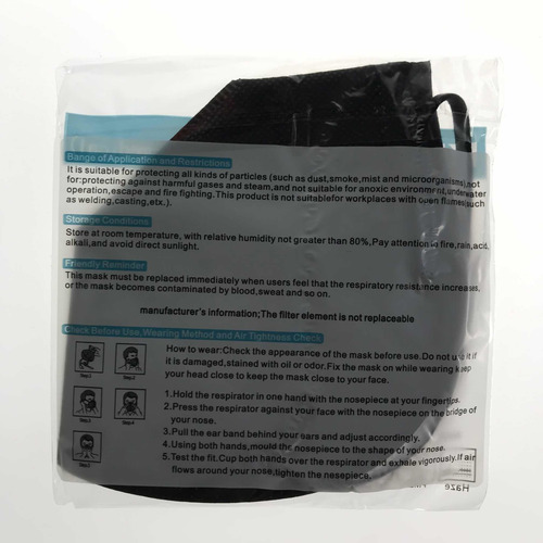 Imagen 7 de 9 de Cubrebocas Kn95 Protective Mask 10pzs Certificados