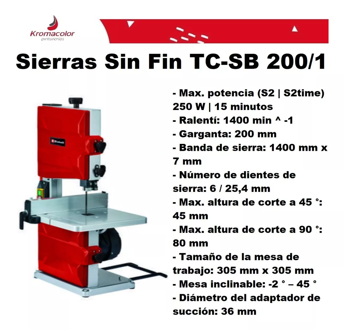 Tercera imagen para búsqueda de sierra sin fin para corte de carne