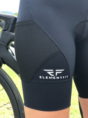 Imagem 4 de 8 de Bermuda Feminina Ciclismo Racing Carbon Bolso Forro Gel 3d