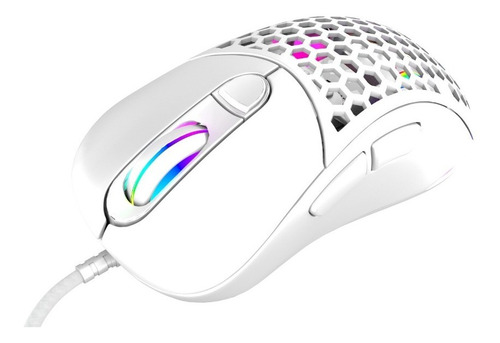 Imagen 3 de 8 de Mouse De Juego Vsg Aquila Air Blanco Mate