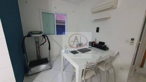 Imagem 19 de 20 de Apartamento Com 2 Dormitórios, 1 Suite, Prédio Com Lazer, Vaga Demarcada, À Venda, 62 M² Por R$ 480.000 - Vila Matias - Santos/sp - Ap11169