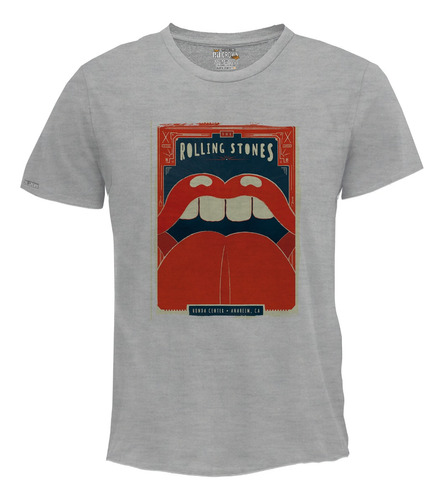 Camiseta Hombre Rolling Stones Rock Metal Irk2