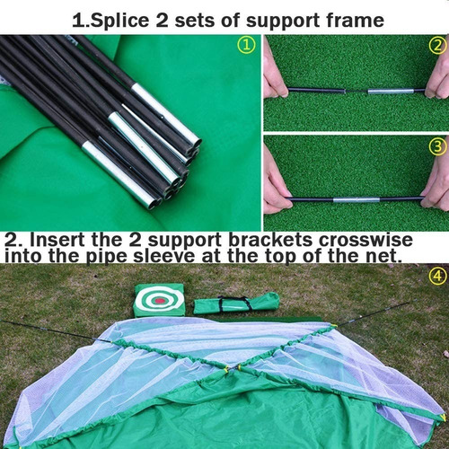 Imagen 3 de 4 de Jaula Practica Golf Plegable Chica
