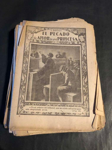 Antigua Novela Erotica Española Pecado Amor. 53393.