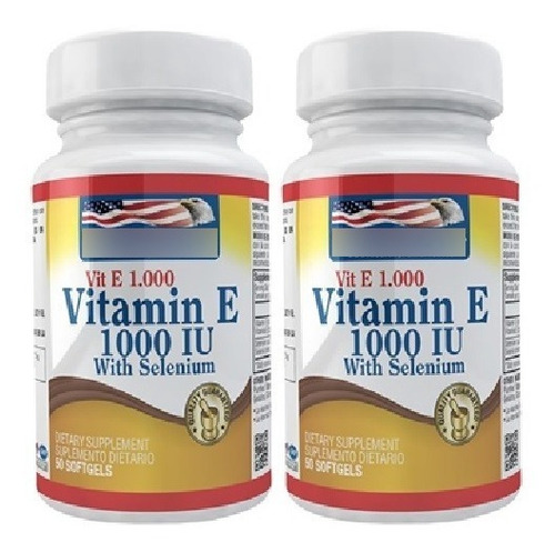 2 Vitamina E 1000 Con Selenium - Unidad a $2360