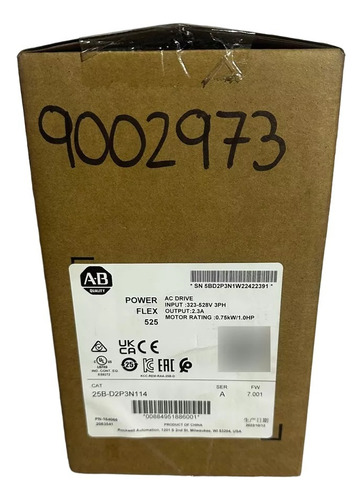 25b-d2p3n114 Allen Bradley Nuevo Original Raven Automation