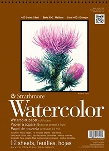 Strathmore 440-2 Almohadilla Acuarela Serie 400, 11 X15 Wire