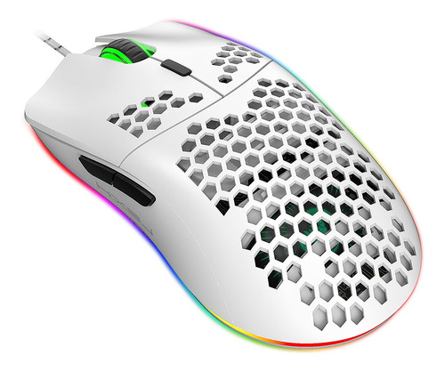 Mouse Gamer Hxsj J900 Con Cable Usb 6 Botones Y Luces Rgb 