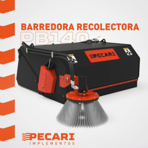Barredora Recolectora Pecari Para Minicargadora-pb140