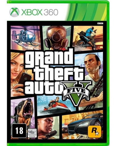 Gta 5 Gta V Xbox 360 Lacrado Mídia Física Pronta Entrega