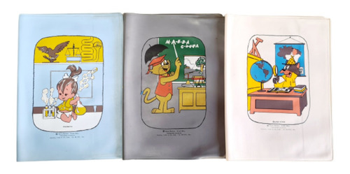 Hanna Barbera 3 Capas Anos 60 P/ Encadernar Flintstones Etc (Usado)