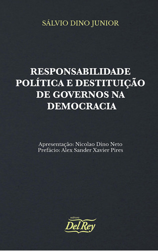 Libro Responsabilidade Pol Dest Gov Democrac 01ed 22 De Juni