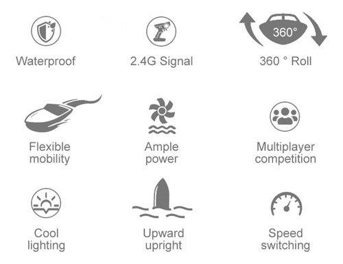 2 Minibarcos De Acrobacias Con Control Remoto 4g, Deslumbran