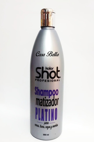 Shampoo Matizador Platino Kolor Shot 900 Ml