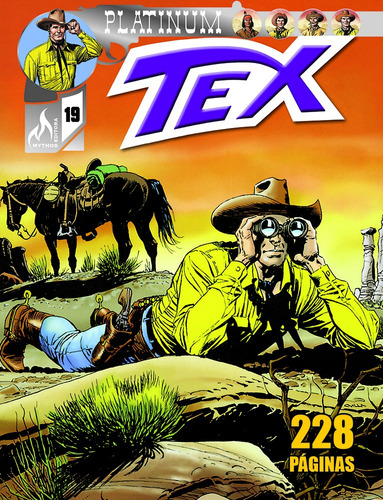 Tex Platinum Nº 19, de Nizzi, Claudio. Editora Edições Mythos Eireli, capa mole em português, 2018