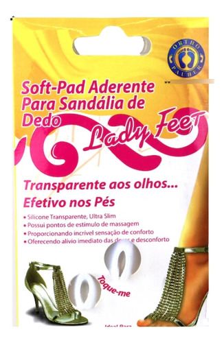 Soft-pad Para Sandália De Dedo De Silicone Ref.1020