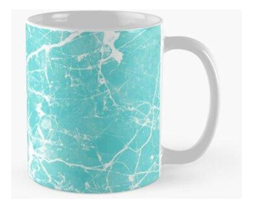 Taza Mármol Elegante Moderno Blanco Aqua Calidad Premium