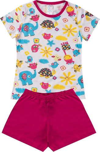 2 Pijama Infantil Verão Menino Menina Atacado Revenda 1 A 14