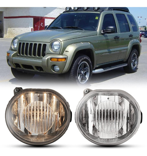 Faros Antiniebla Compatibles Con Jeep Liberty 2002, 2003, 20