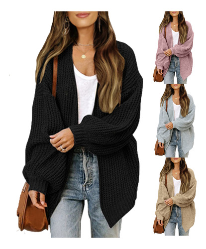 Sweater Cardigan Mujer Sueter Largo Mujer Sueter Tejido