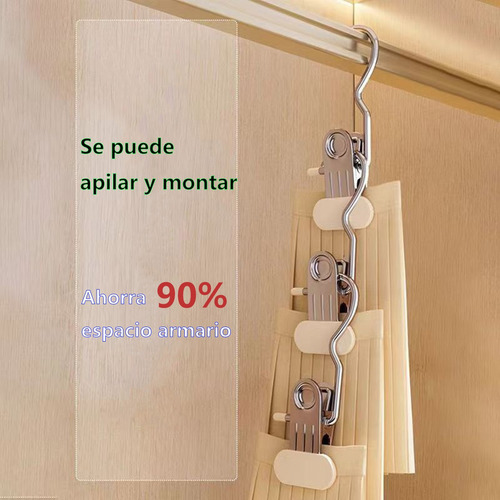 Ganchos Para Pantalones Pack De 10 Unidades Color Blanco