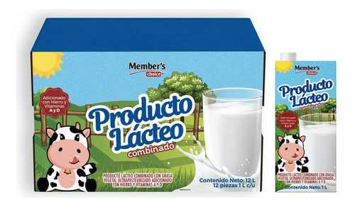 Producto Lácteo Combinado Entera Member's Choice 1 Lt