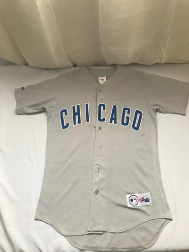 Jersey Chicago Cubs Sammy Sosa #21 Gris Majestic Talla: S