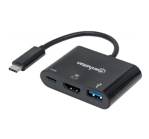 Convertidor Docking Manhattan Usb-c A Hdmi Usb 3.o Usb-c