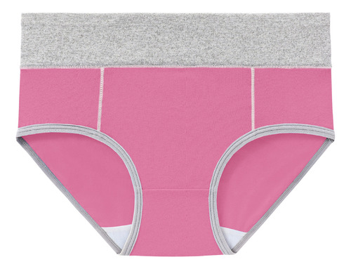 Calzoncillo Mujer Cintura Alta Braga Cómoda Algodón 5 Piezas
