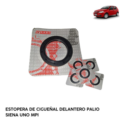 Estopera De Cigueñal Delantero Palio Siena Uno Mpi 1.3l/8v