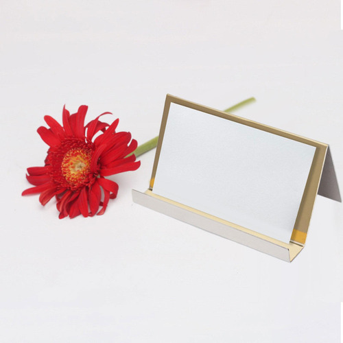 Soporte Multiusos Para Tarjetas De Visita De Acero Estilo B