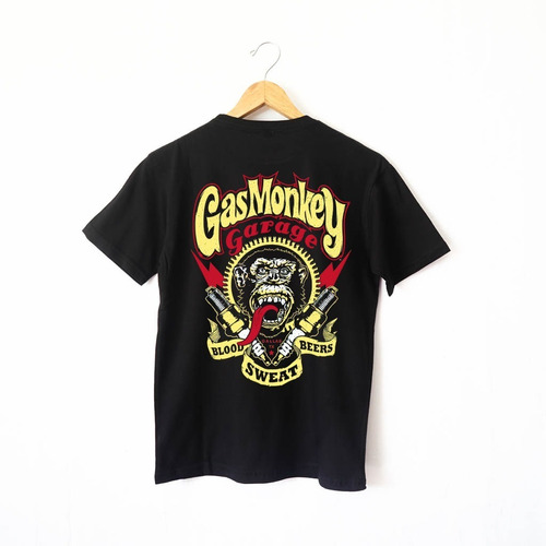 Remera Nock Tributo Gas Monkey Garage Serie 100% Algodón