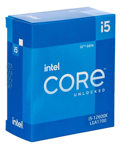 Procesador Intel Core I5-12600k, S-1700 3.70ghz 10-core 20mb