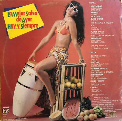 Disco Lp - Variado / La Mejor Salsa De Ayer Hoy Y Siempre (Usado)