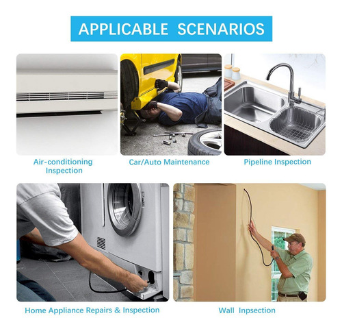 Endoscopio Inalámbrico, Inspección Por Boroscopio Wifi 2.0