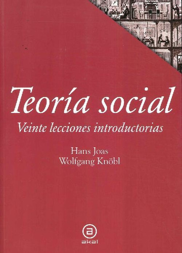Libro Teoría Social De Hans Joas Wolfgang Knobl