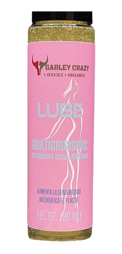 Lubricante Sabor Sandia Multiorgasmico 30ml Garley Crazy