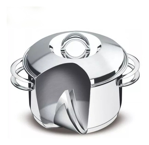 Cacerola Alta Tramontina Solar 28 Cm Acero Inox Triple Fondo