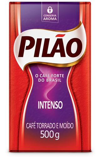 Café Brasileño Pilao Molido Intenso Pack 3x 500 G 