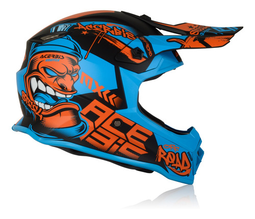 Imagen 3 de 6 de Casco Junior Azul/rojo S.52