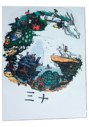 Parche Ropa Estudio Ghibli Textil  Sticker Pega Con Plancha 