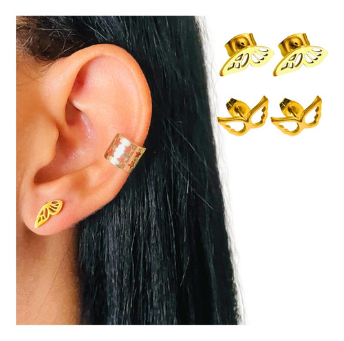 Aretes Topitos Topos Mujer Niñas Acero Inoxidable Lola 