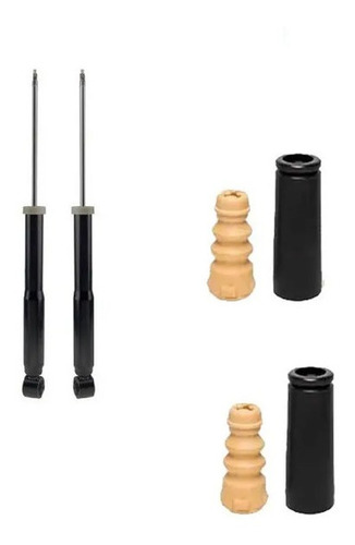 02 Amortecedor Traseiro Fox 2008 2009 2010 2011 2012 + Kit