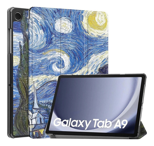 Funda Para Galaxy Tab A9 8.7 Smart Noche Estrellada