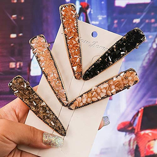 Pinzas Para El Pelo Con Diamantes De Imitacion, Pinzas Para